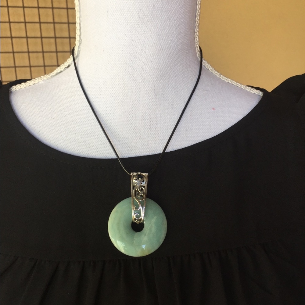 {Couture Warrior}Amazonite Pendant Necklace